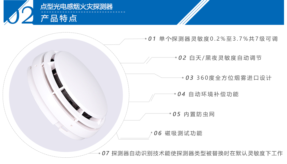 JTY-GM-CN4098-9714点型光电感烟火灾辽宁探测器特点
