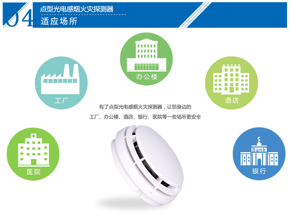 JTY-GM-CN4098-9714点型光电感烟火灾辽宁探测器适用场所